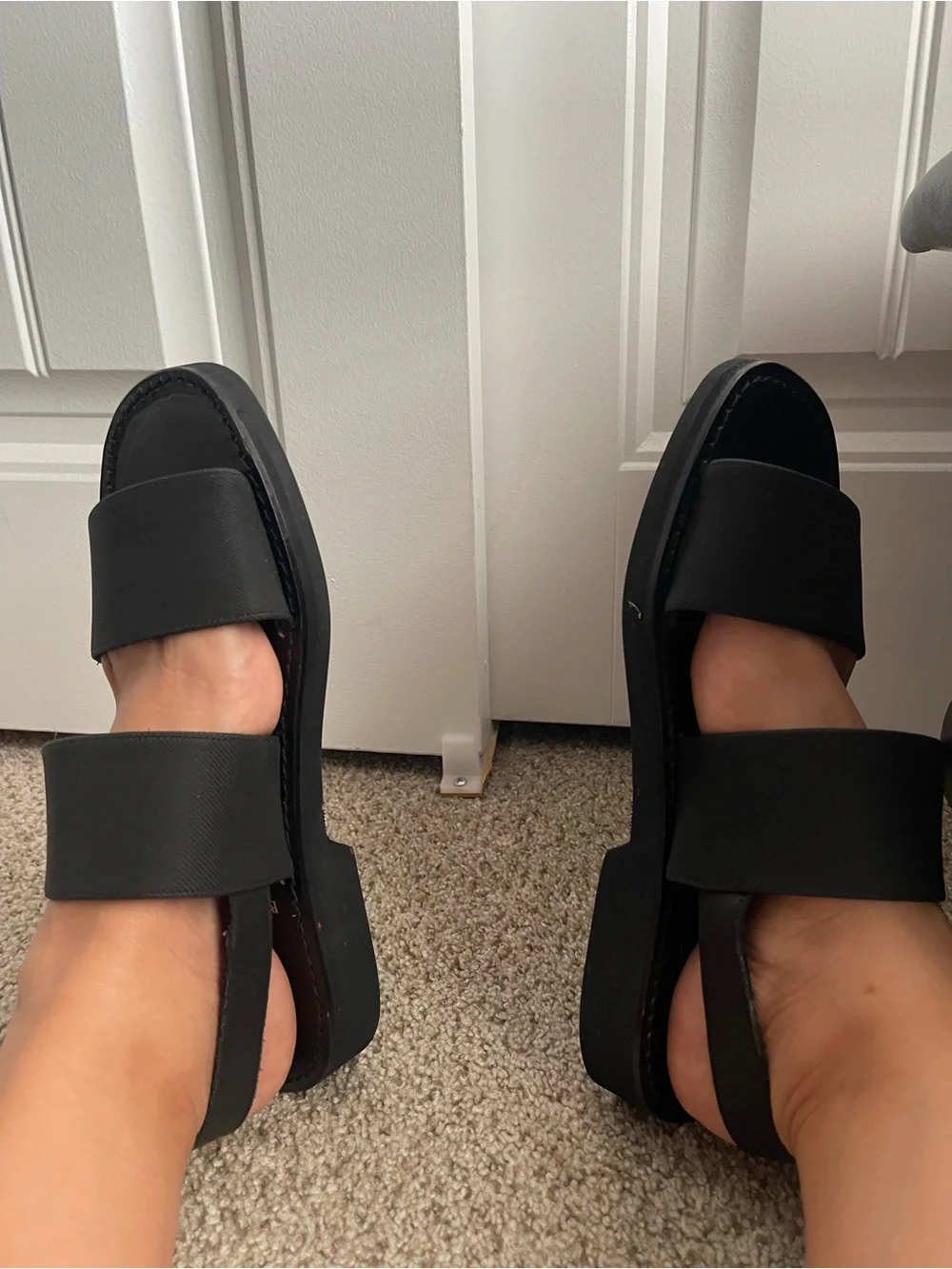 Bruno Magli vintage Black Men's leather Sandals